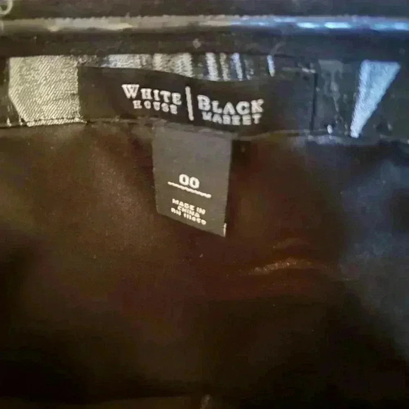 WHBM Strapless Jacquard Feather Print Fit Flare Dress Size 00 Party Special Occ - Picture 11 of 13